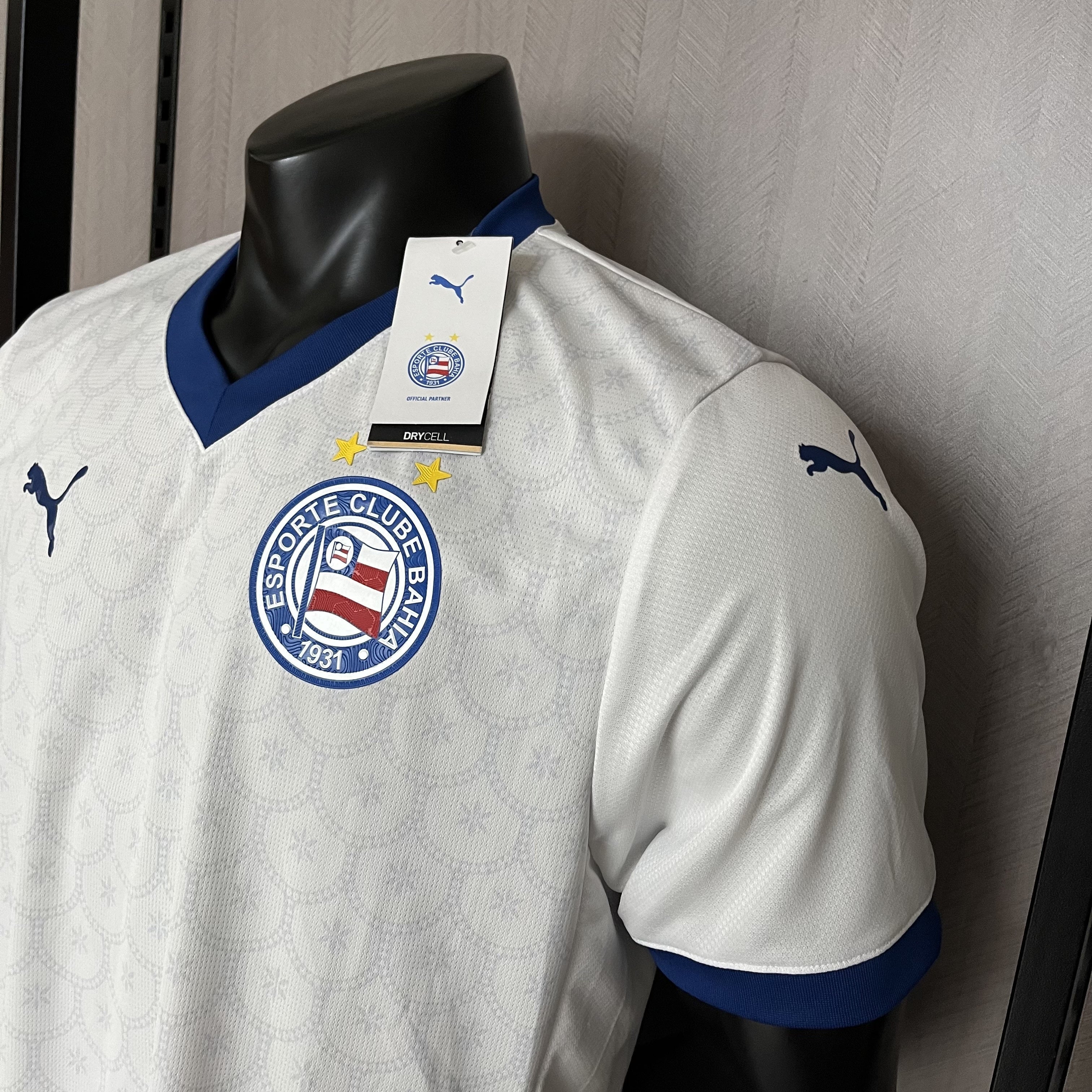 Camisa Bahia Titular 2025/26 - Versão Jogador Branca