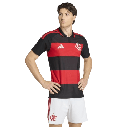 Camisa Flamengo Titular 26/27 - Vermelha e Preta