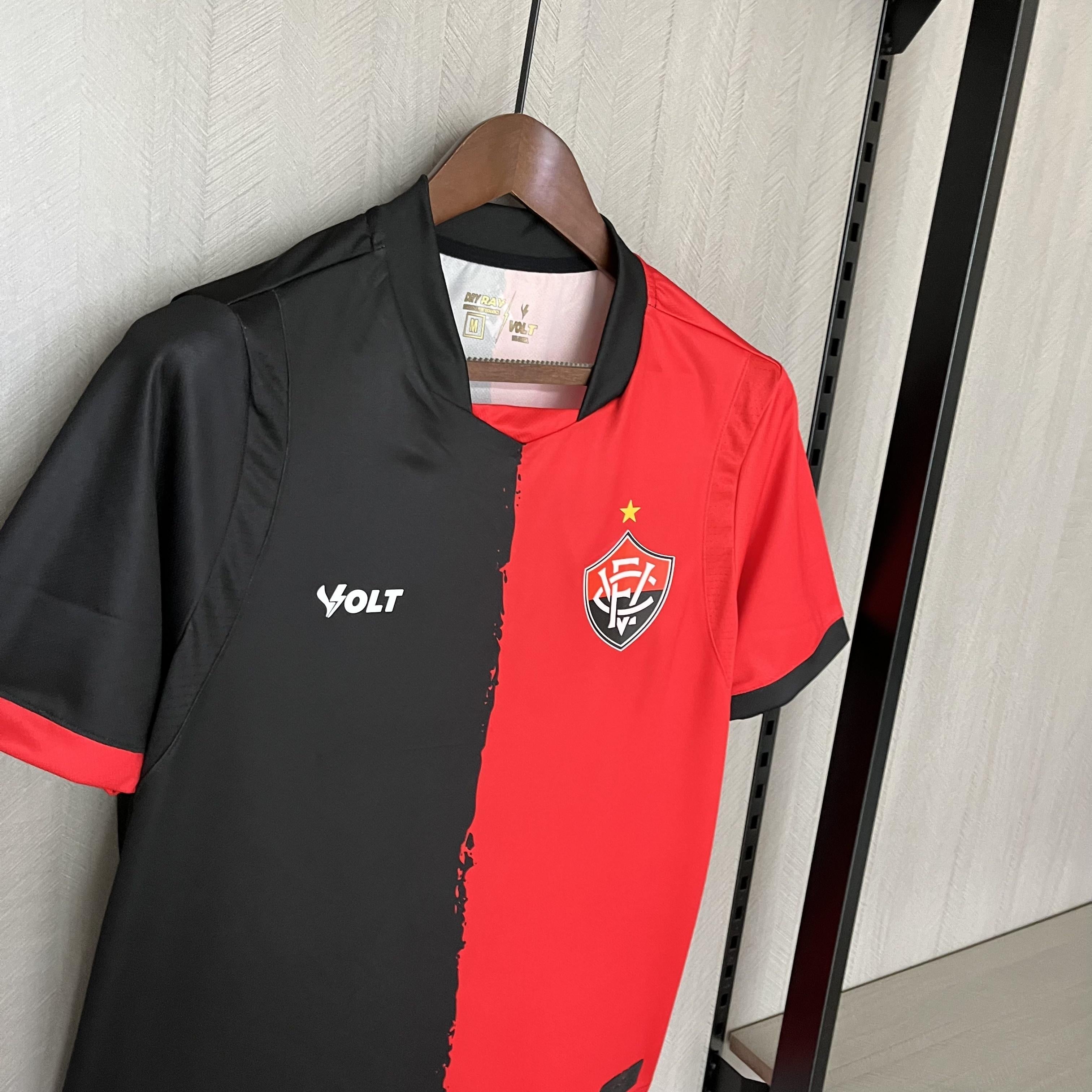 Camisa Vitória Edição Especial 25/26 - Vermelha e Preta Volt