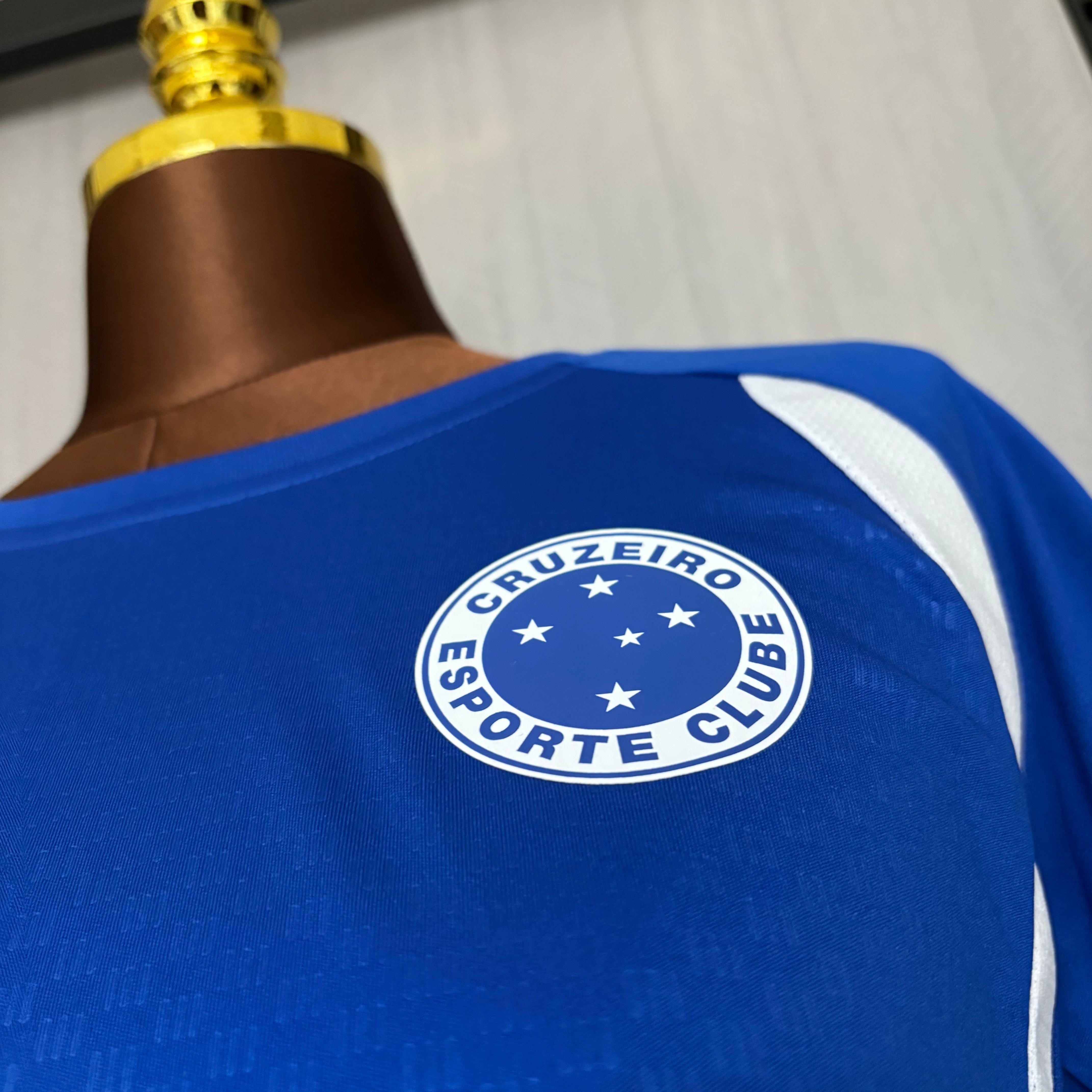 Camisa Cruzeiro de Treino 26/27 - Feminina Baby Look Azul