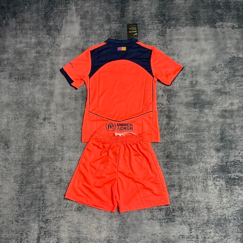 Conjunto Barcelona 25/26 - Laranja