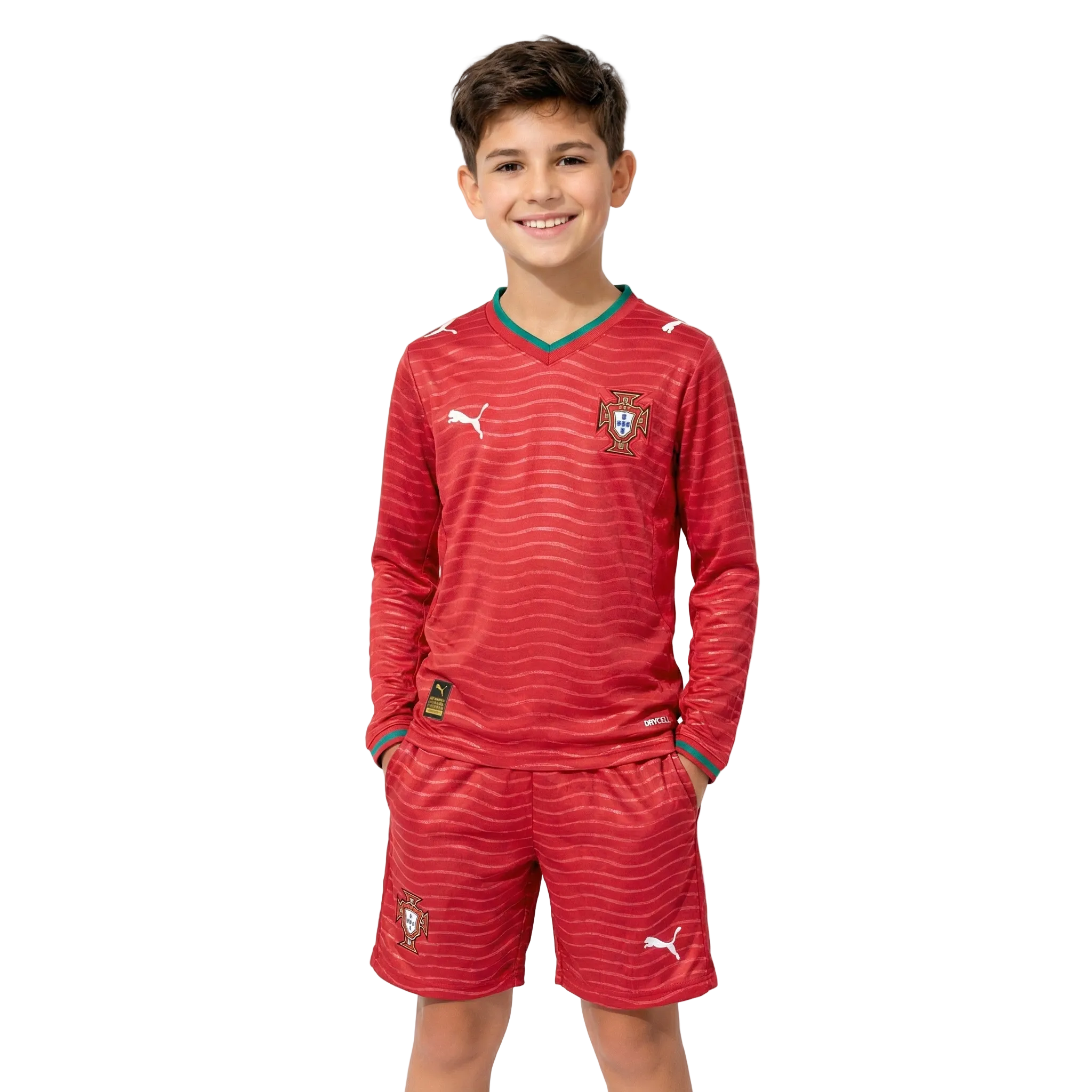 Conjunto Infantil Portugal - Manga longa 26/27