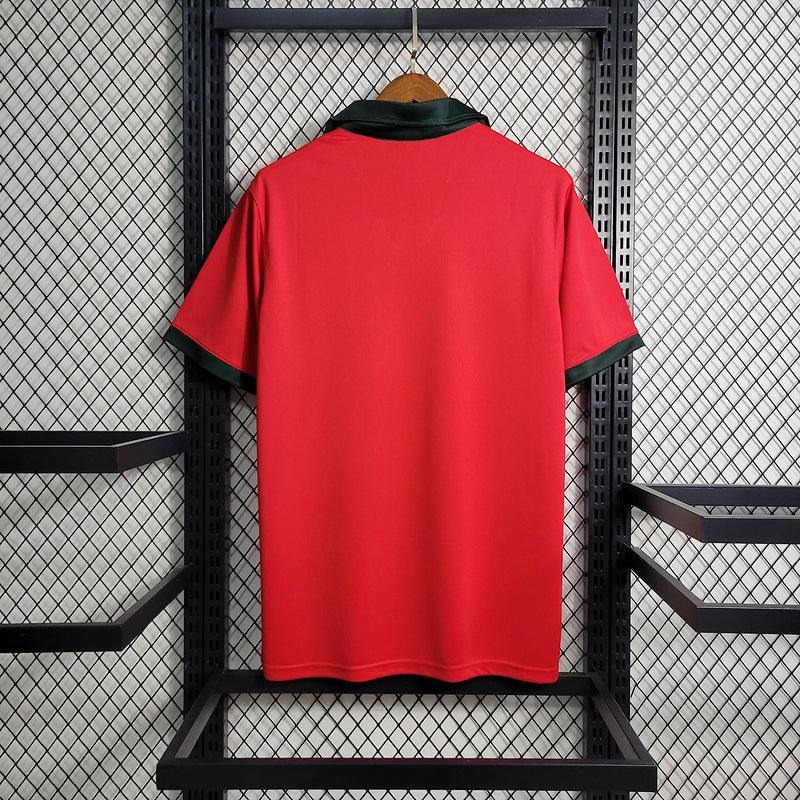 Camisa Portugal Home NIke 1972 Retrô- Vermelha