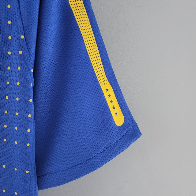 Camisa Brasil Fora 2010/11 - Versão Retrô Azul