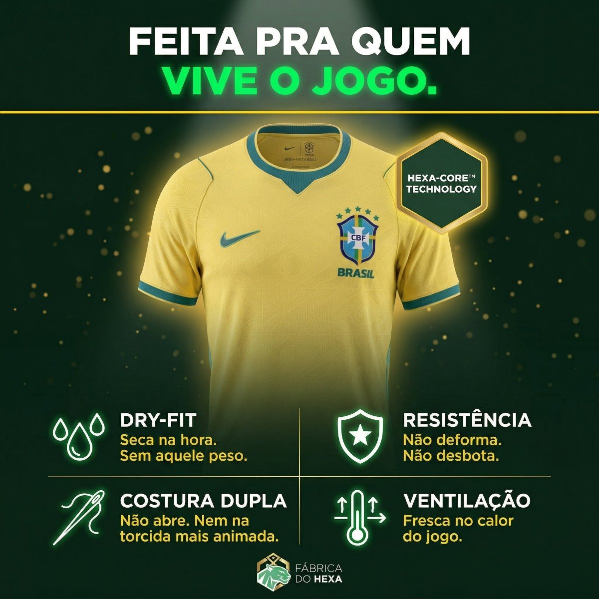 Camisa Secreta Seleção 2026 - Vermelho Pro®