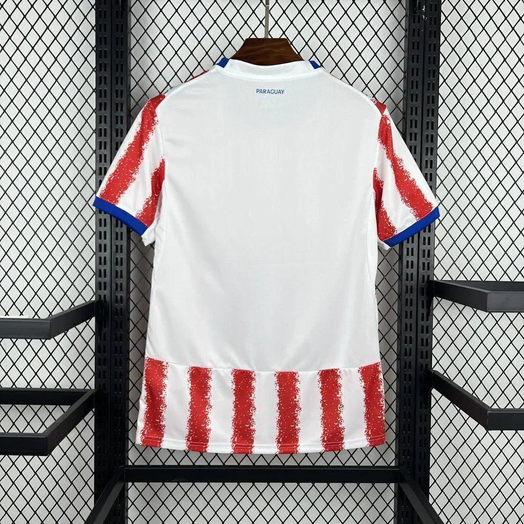 Camisa Paraguai Home 26/27 - Branca e Vermelha