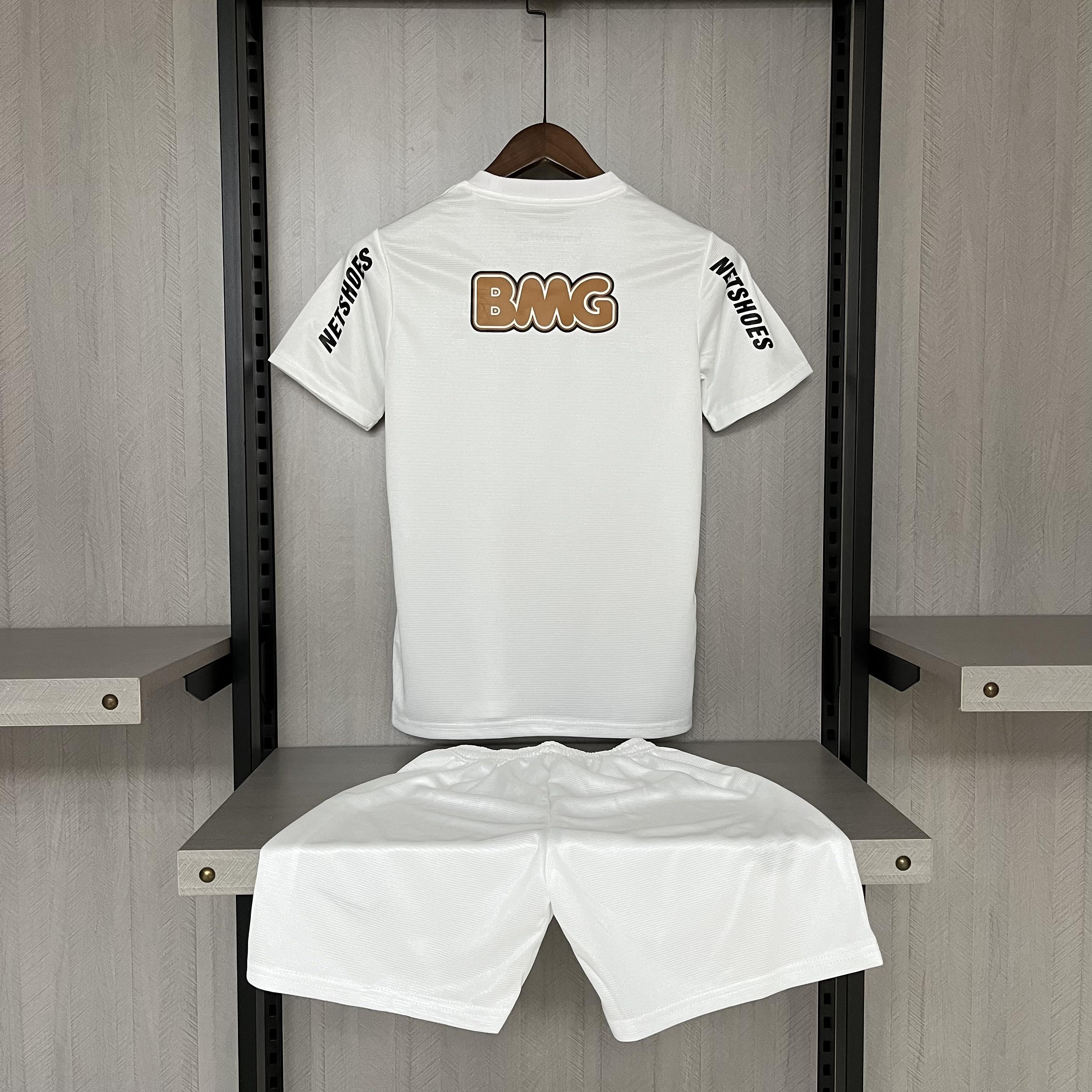 Conjunto Infantil Santos Titular 2012 - Branco