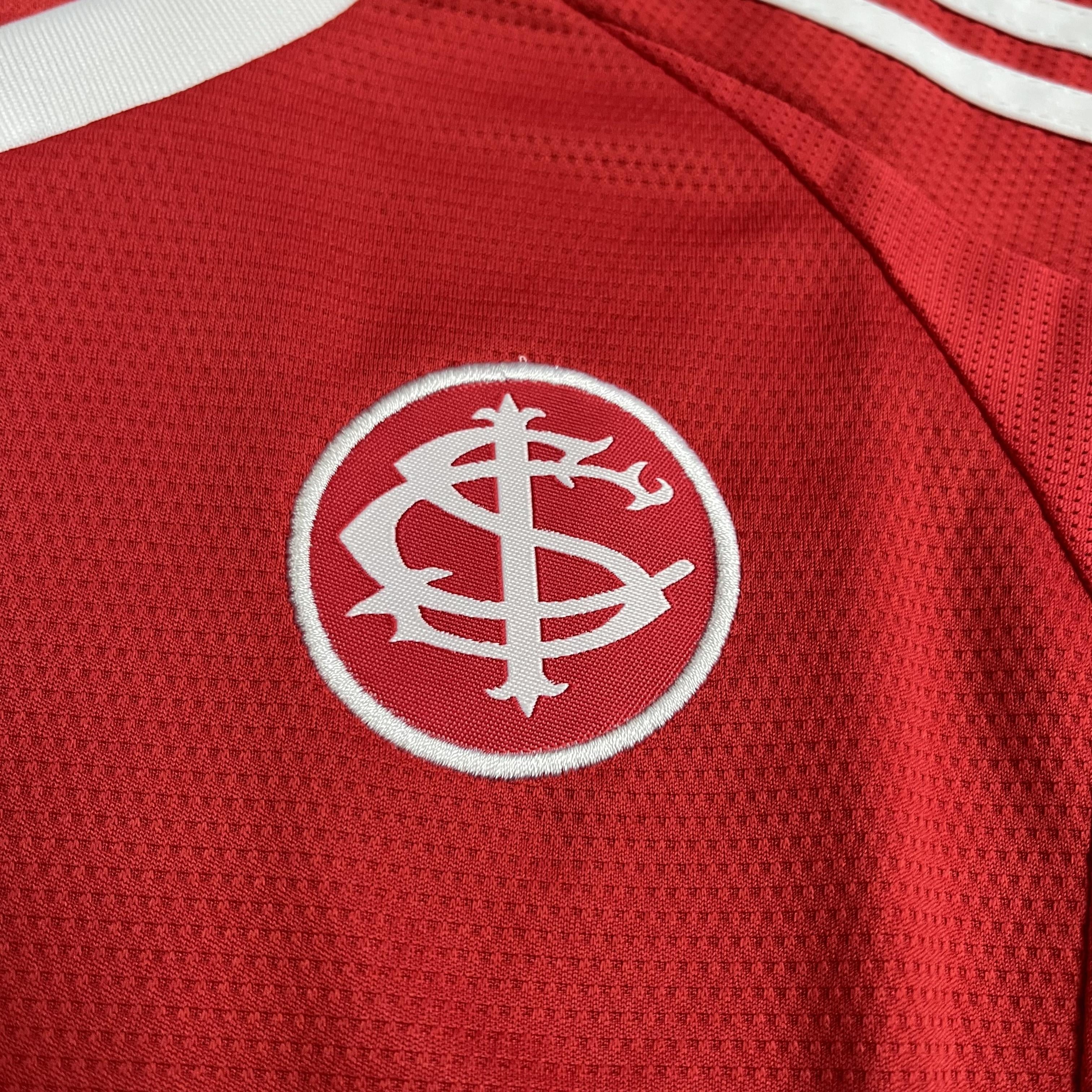 Conjunto Infantil Internacional Titular 2025/26 - Vermelho e Branco