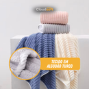 CloudSoft™ – Toalha Premium Algodão Turco | Kit 6 Banhão + 4 Rosto (BRINDE) + OFERTA (TESTE)