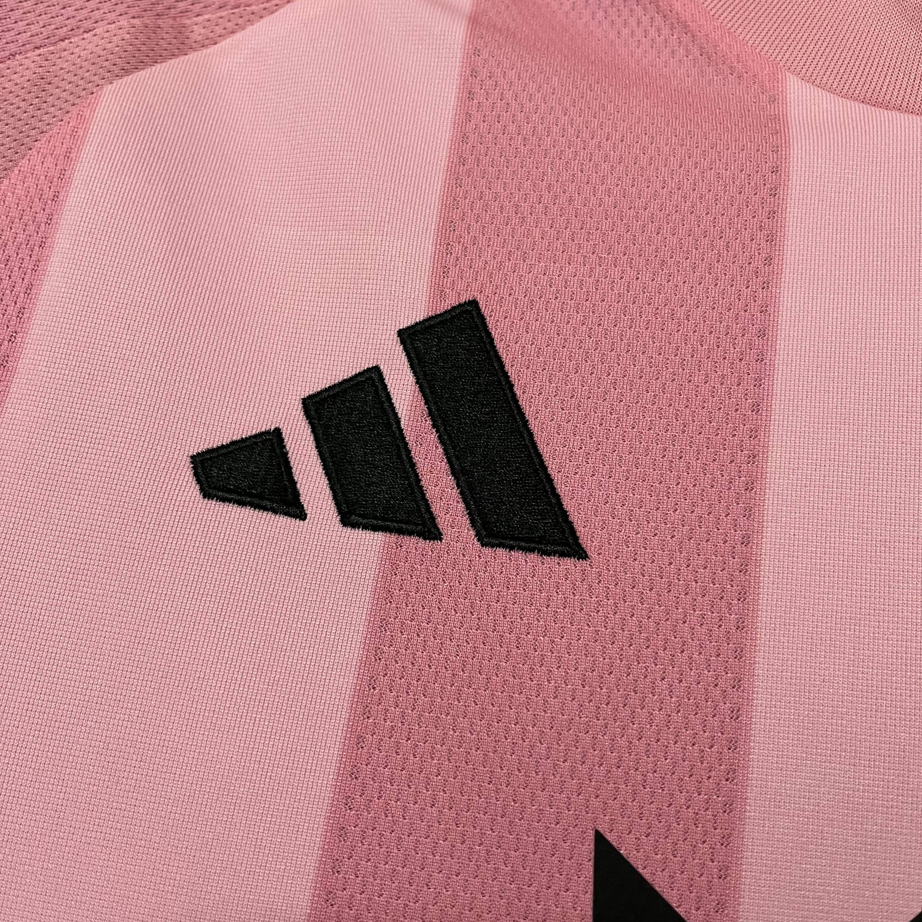 Camisa Inter Miami Titular 25/26 - Rosa Listrado