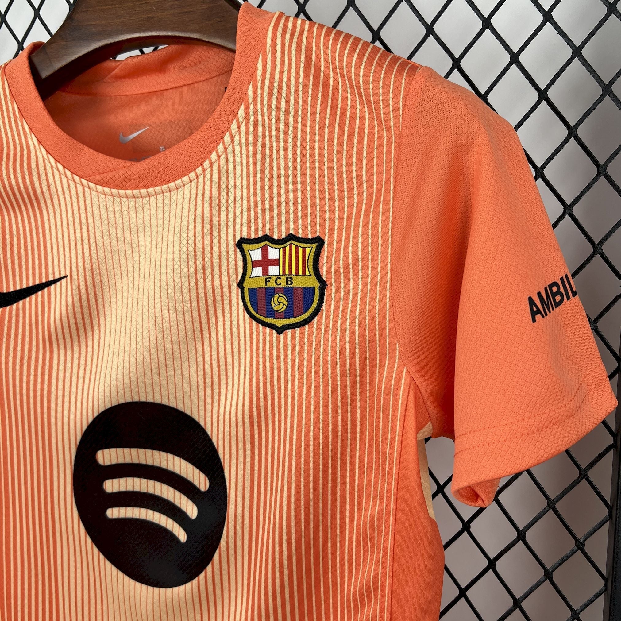 Conjunto Infantil Barcelona 25/26 - Laranja
