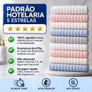 CloudSoft™ – Toalha Premium Algodão Turco | Kit 10 Banhão + 10 Rosto (BRINDE) - Casa Lar