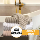 CloudSoft™ – Toalha Premium Algodão Turco | Kit 6 Banhão + 4 Rosto (BRINDE) + OFERTA (TESTE)