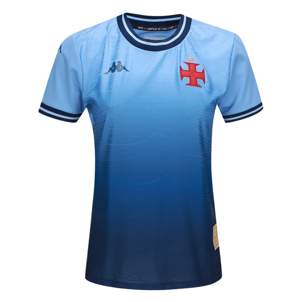 Camisa Vasco de Goleiro III 25/26 - Versão Feminina Baby Look