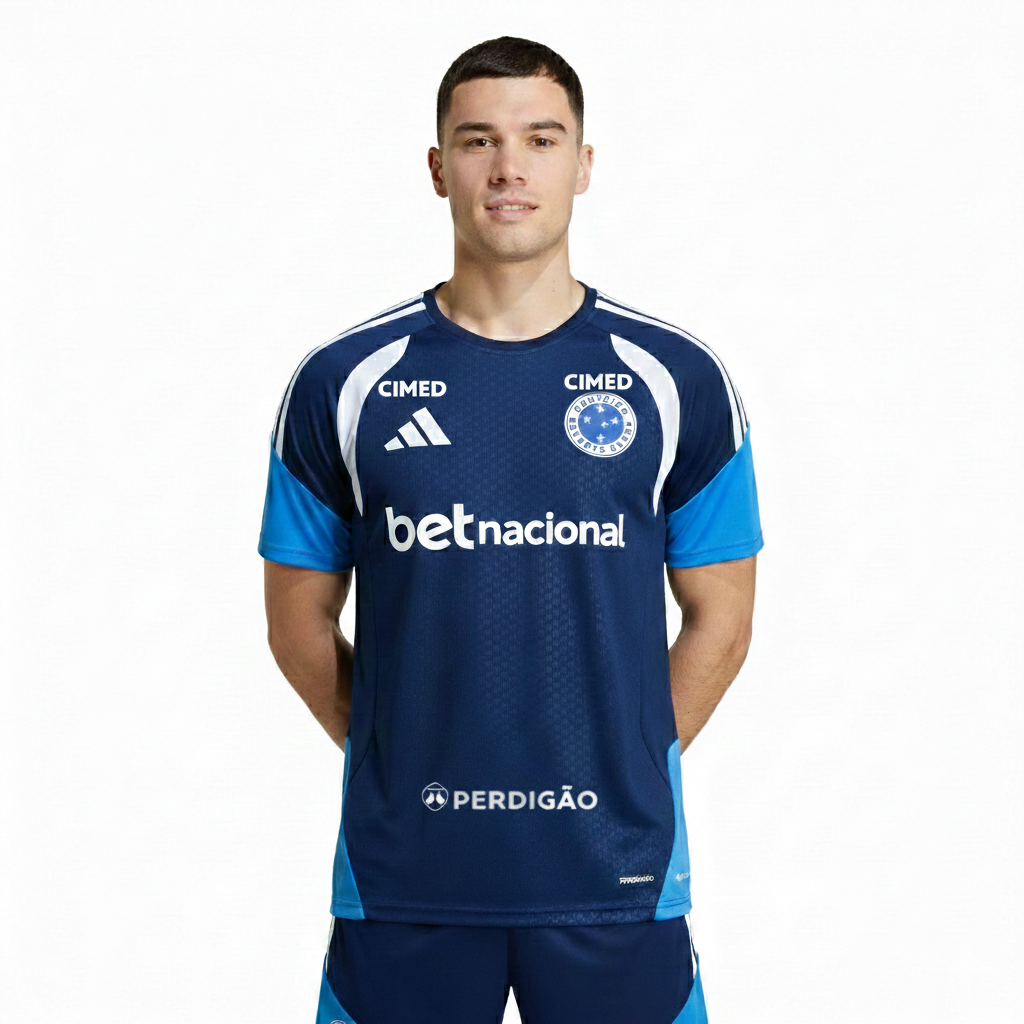 Camisa Cruzeiro de Treino 26/27 - Azul Escuro