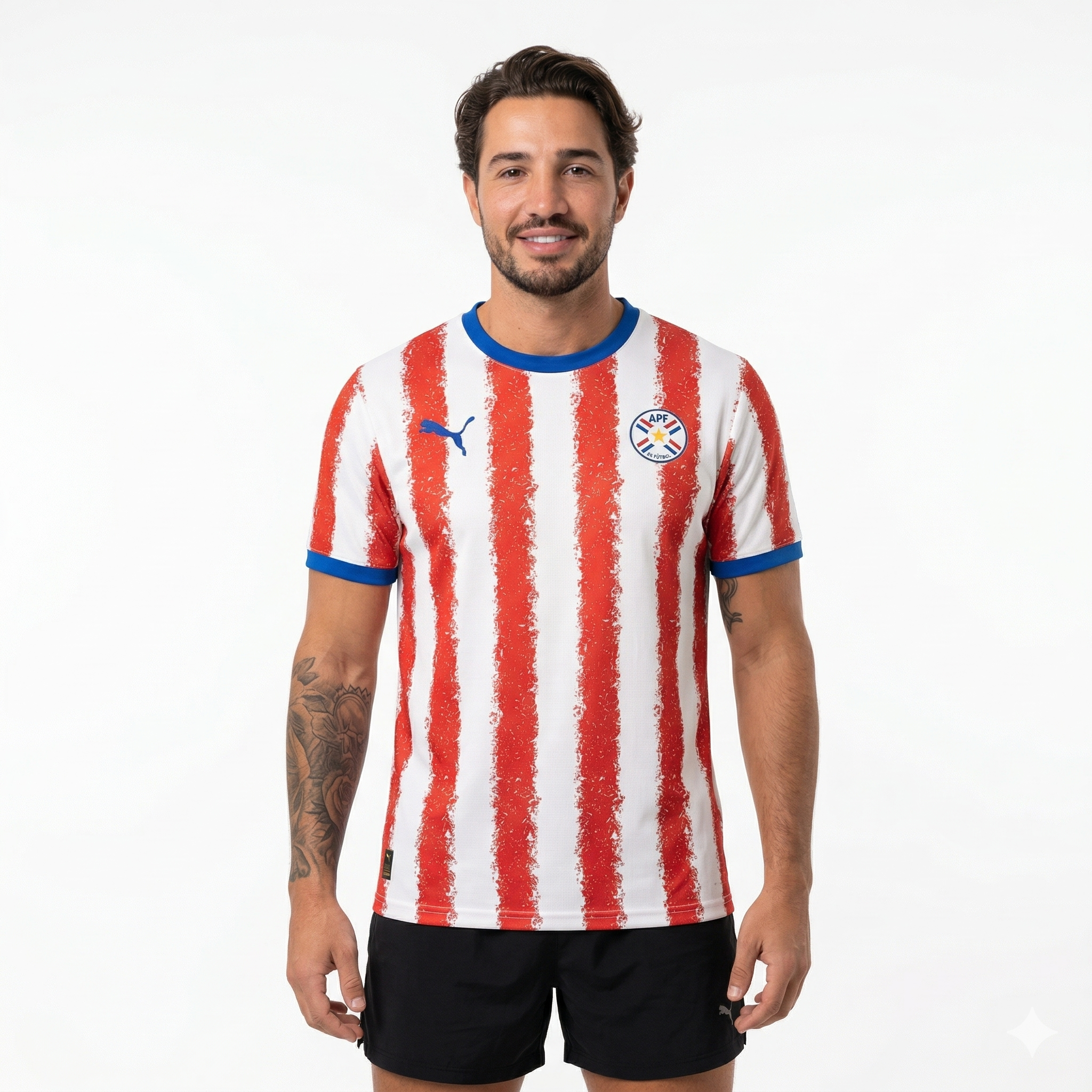 Camisa Paraguai Home 26/27 - Branca e Vermelha
