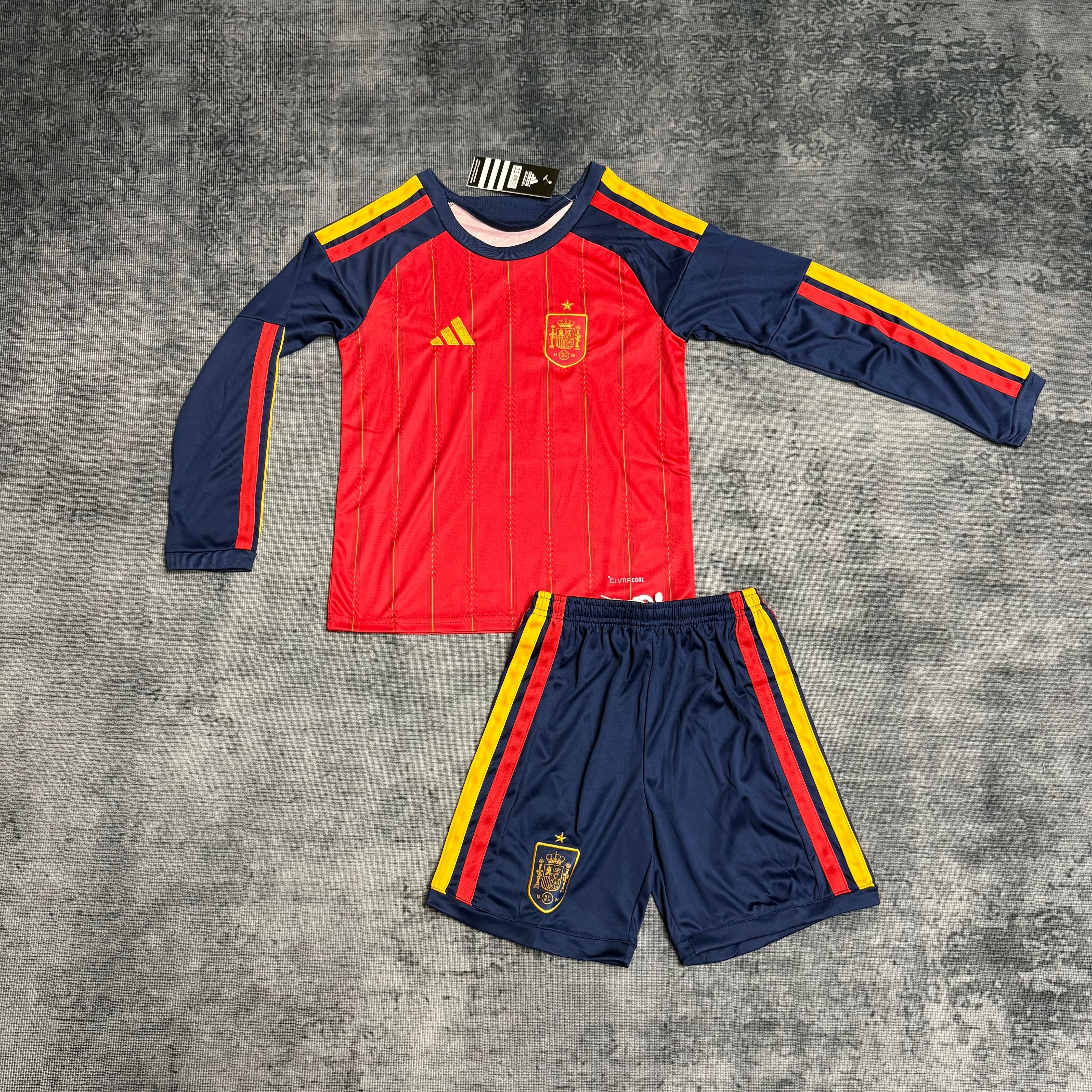 Conjunto Infantil Espanha - Manga longa 26/27