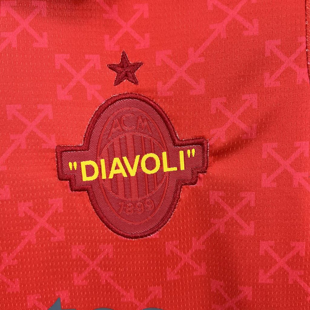 Conjunto Infantil Milan Edição Especial 25/26 - Vermelho e Verde