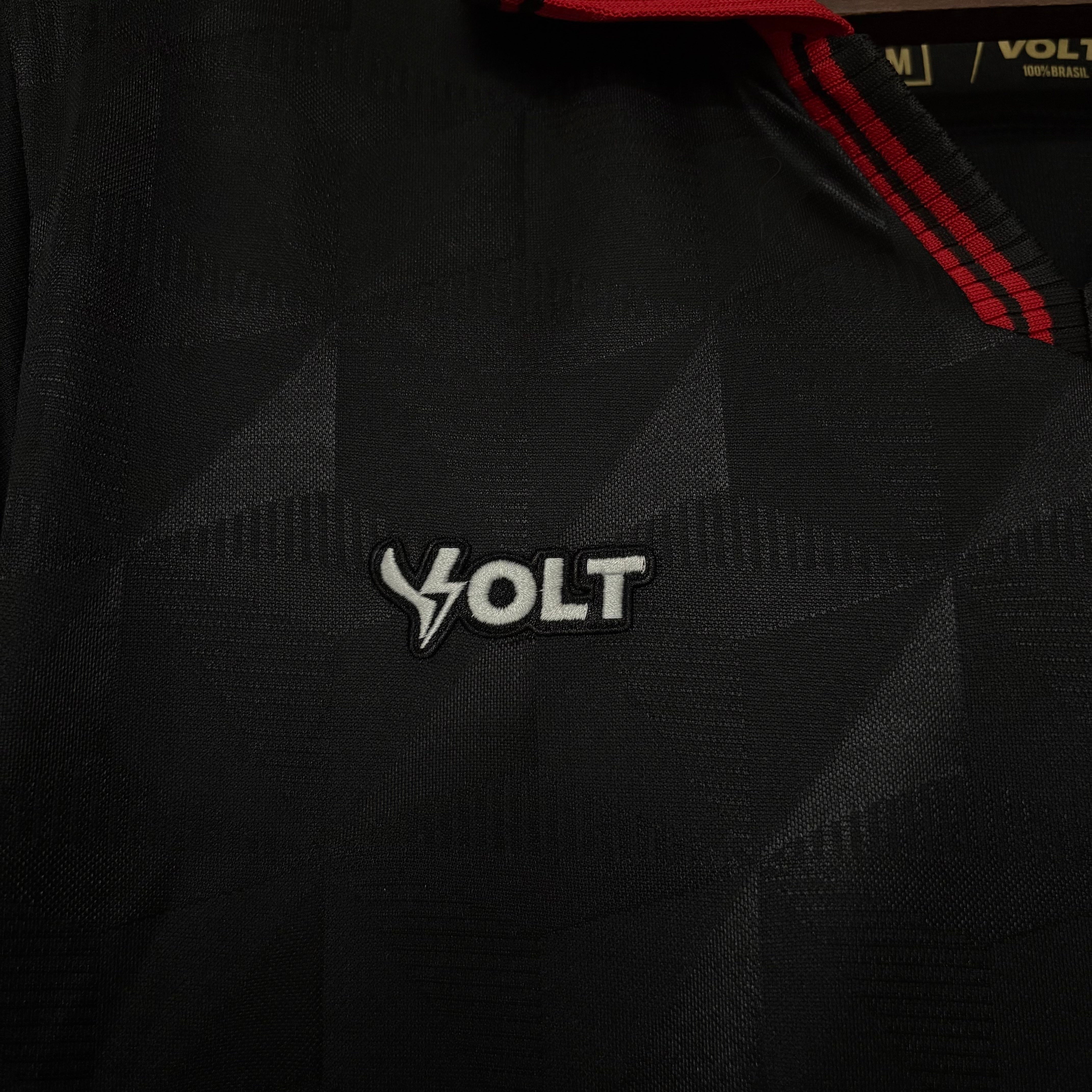 Camisa Vitória Reserva 25/26 - Preta e vermelho