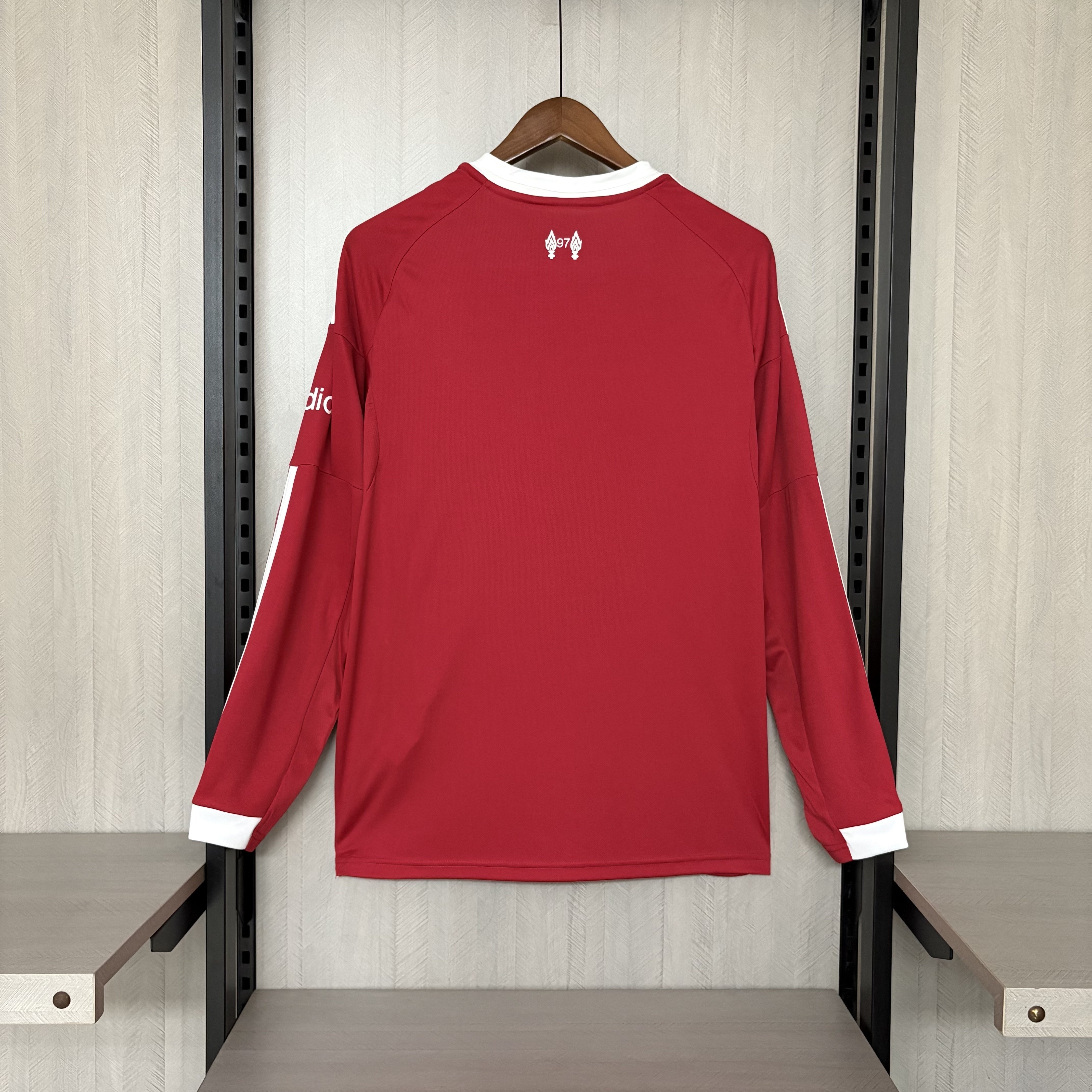 Camisa Liverpool 25/26 - Versão Manga Longa vermelha